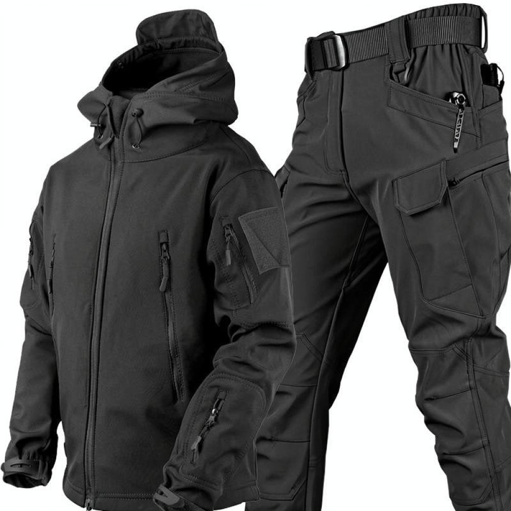 Winter Camouflage Softshell Su - Winter Clothing Hiking ulasan dan harga