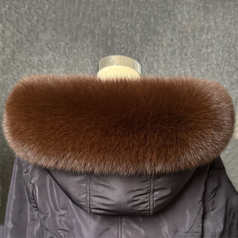 Real Fox Fur Collar Women Univ - Winter Clothing Pk ulasan dan harga