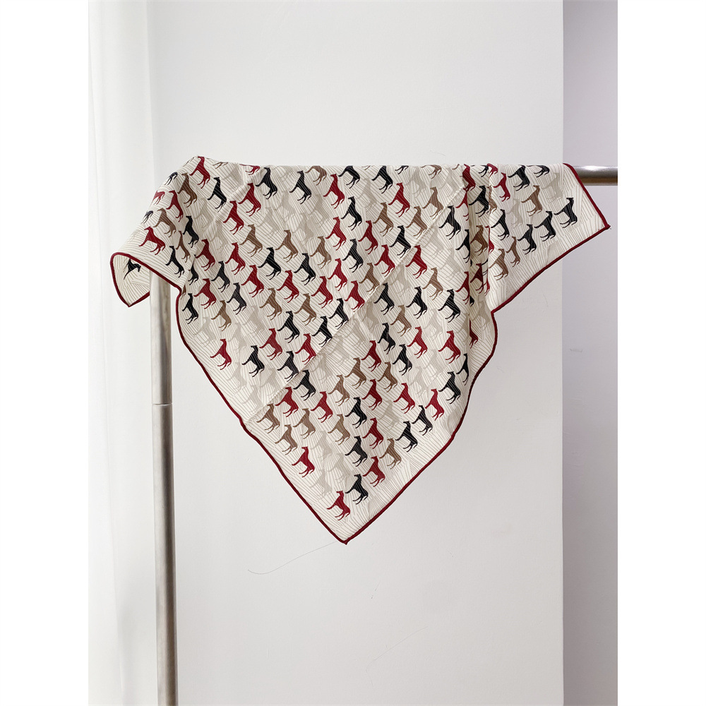 Silk Wool Blend Scarf Women Ha - Winter Clothing Hong Kong ulasan dan harga