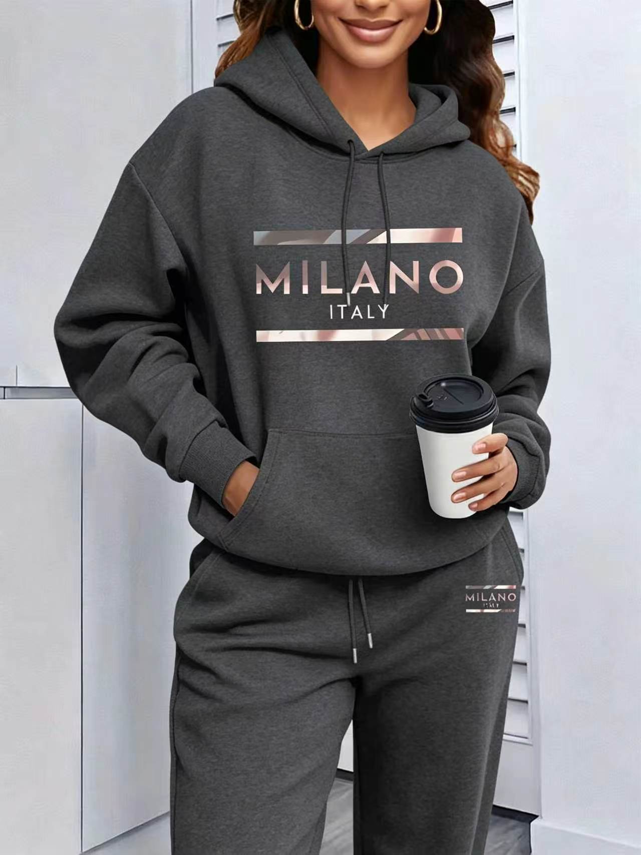 2026 Womens Print Hooded Sweat - Winter Clothing For Women ulasan dan harga