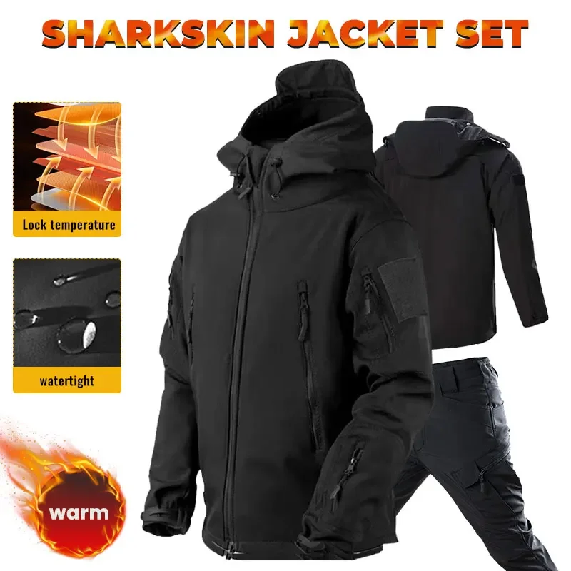 Men Thicken Soft Shell Winter  - Winter Clothing Hiking ulasan dan harga