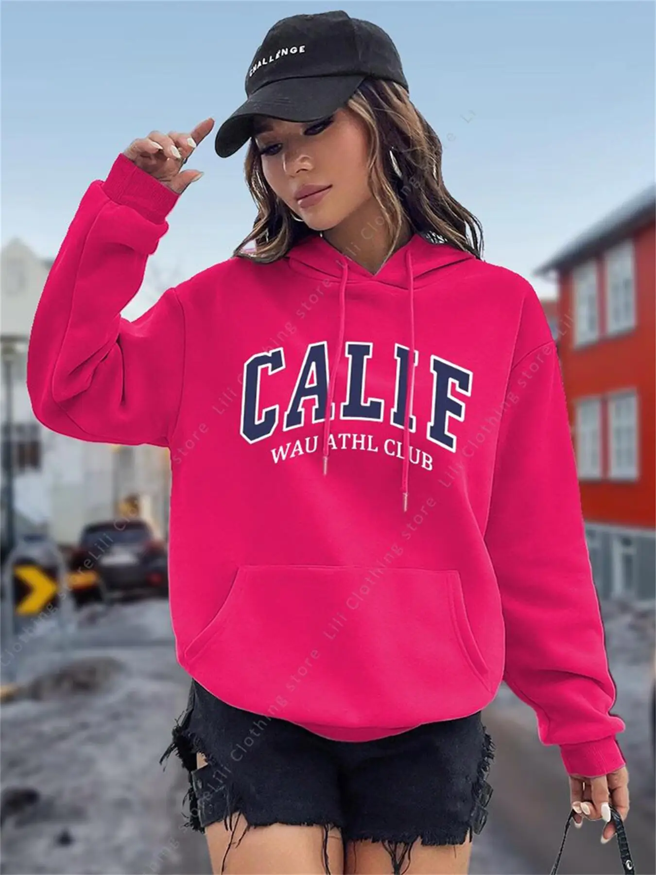 Women's Hoodies Y2K Kozy Fleec - Winter Clothing Drawing ulasan dan harga