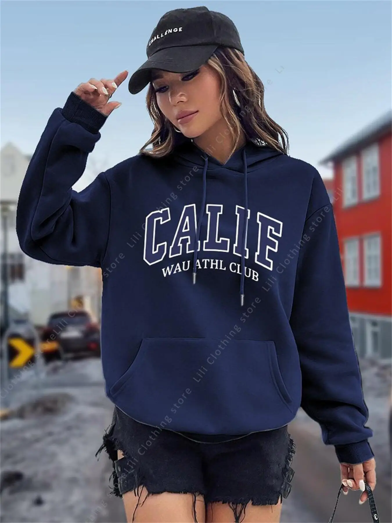 Women's Hoodies Y2K Kozy Fleec - Winter Clothing Drawing ulasan dan harga