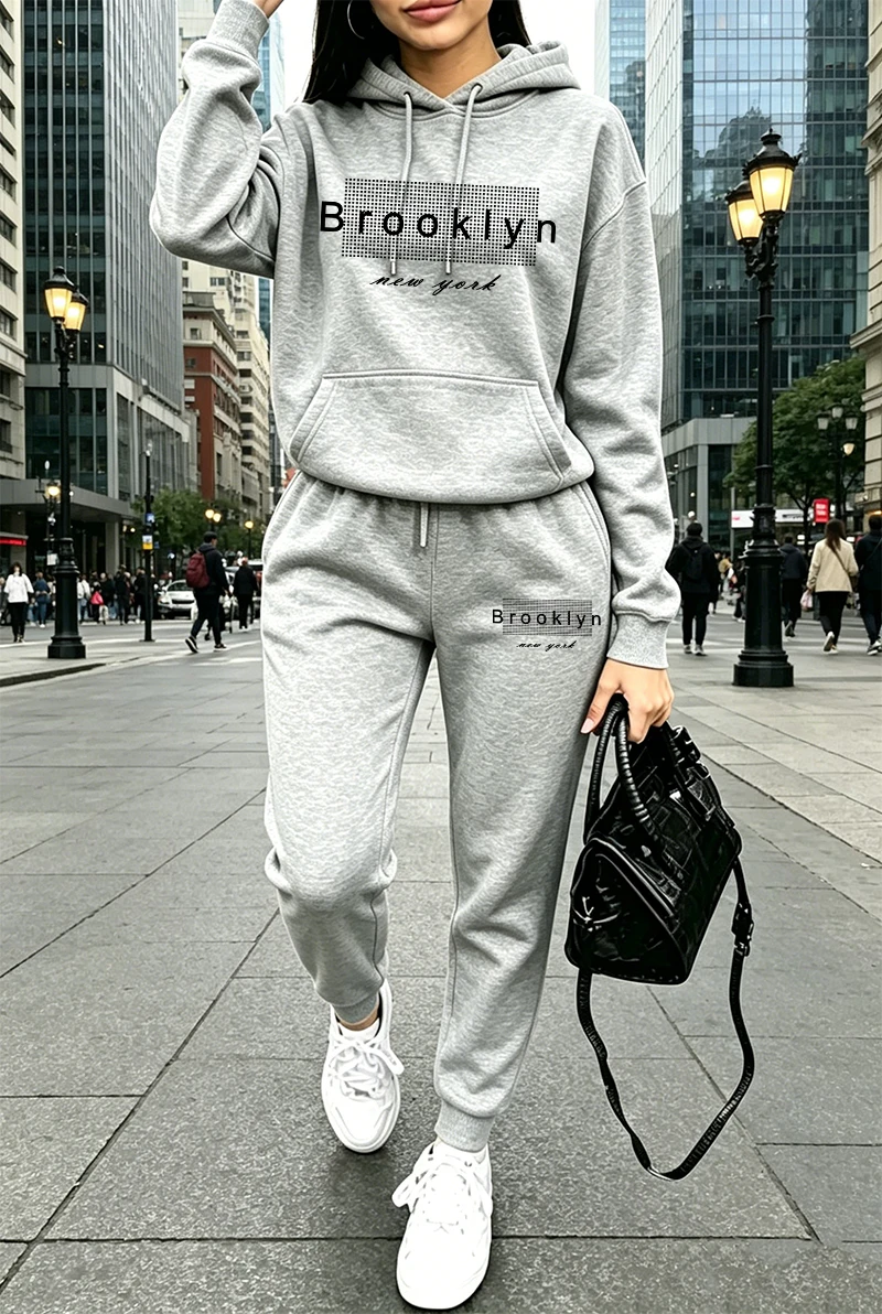 Womens Tracksuit Printing Casu - Winter Clothing For Women ulasan dan harga
