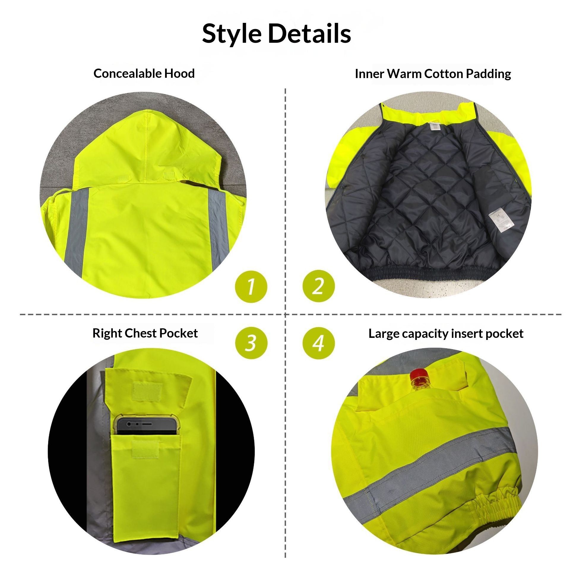 Winter High Visibility Warm Ja - Winter Clothing Pk ulasan dan harga