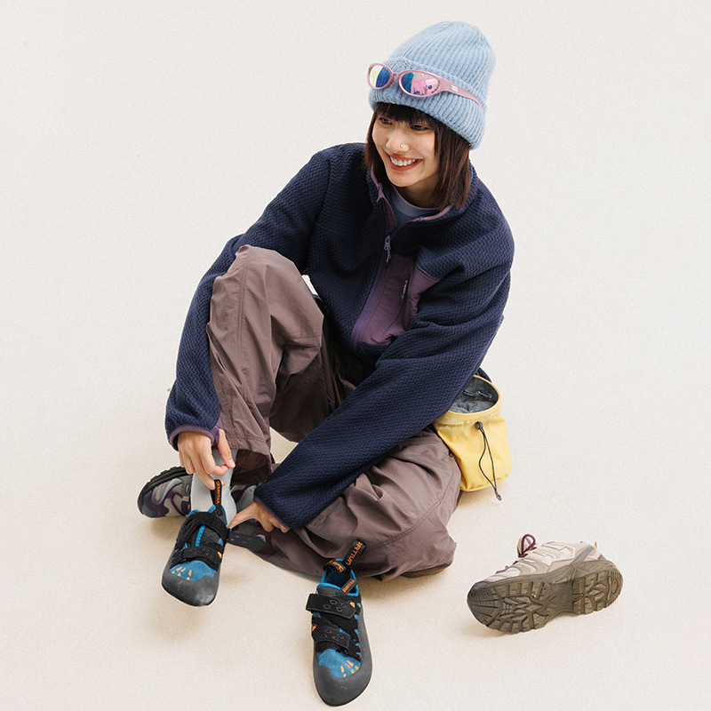 Autumn Winter Polar Fleece Wav - Winter Clothing Hiking ulasan dan harga
