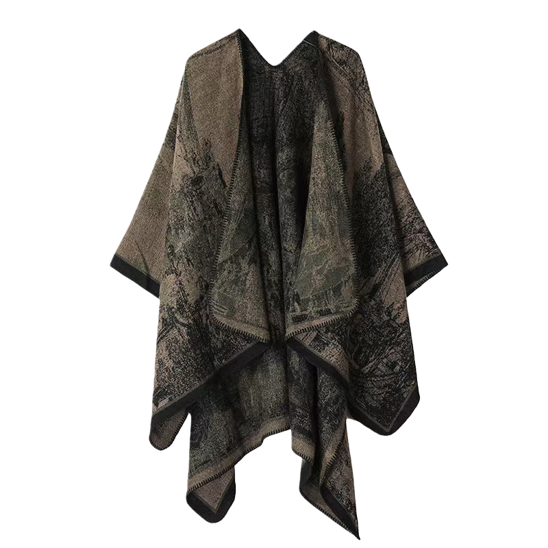 Printed Knitted Shawl for Wome - Winter Clothing Gift Ideas ulasan dan harga