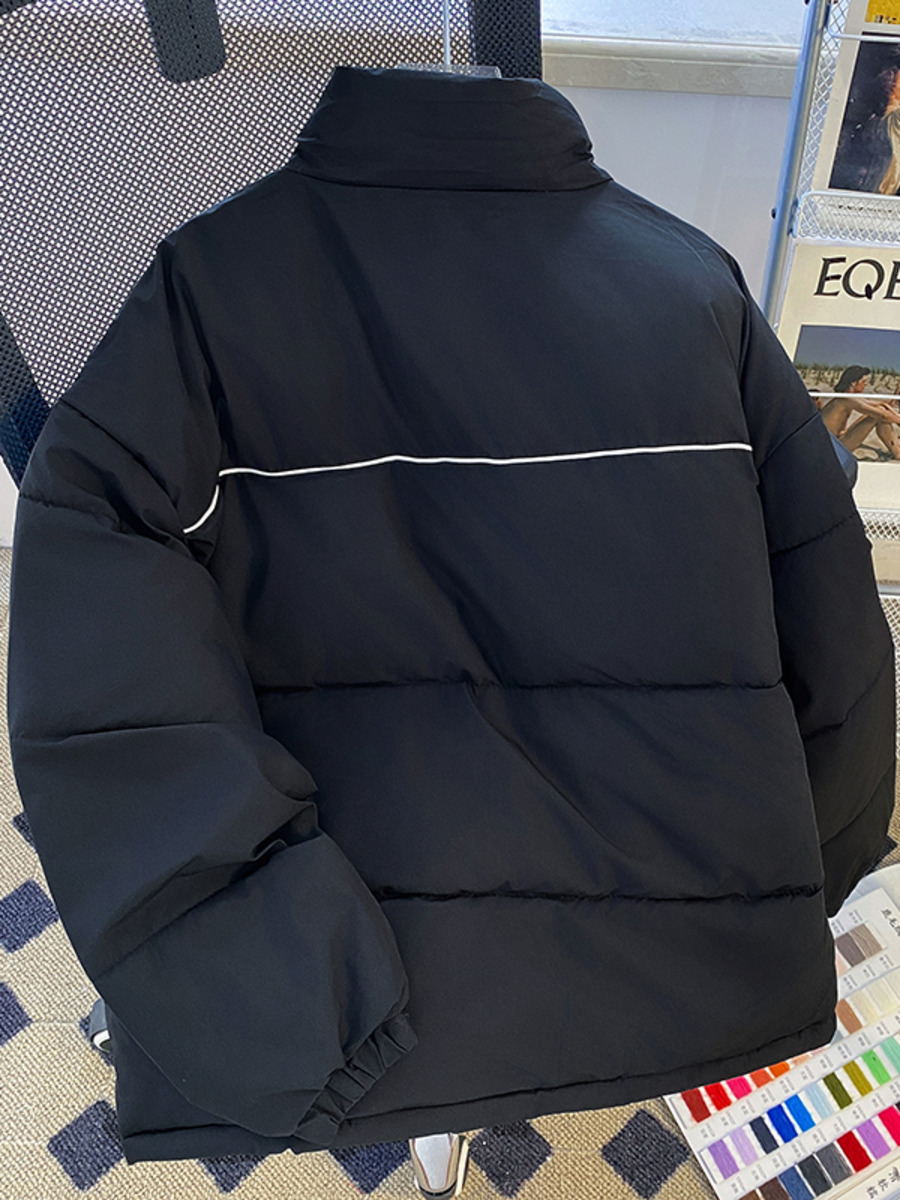 Retro Stand Up Collar Cotton P - Winter Clothing Hong Kong ulasan dan harga