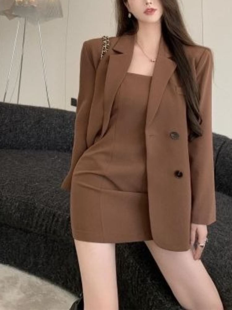 Autumn Winter Brown Elegant 2  - Winter Clothing Pk ulasan dan harga