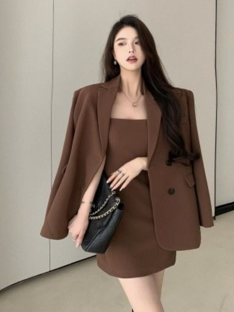 Autumn Winter Brown Elegant 2  - Winter Clothing Pk ulasan dan harga