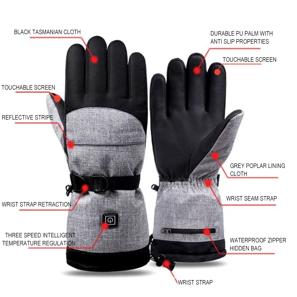 1Pair Hand Warmer Thermal Elec - Heated Gloves Electric ulasan dan harga