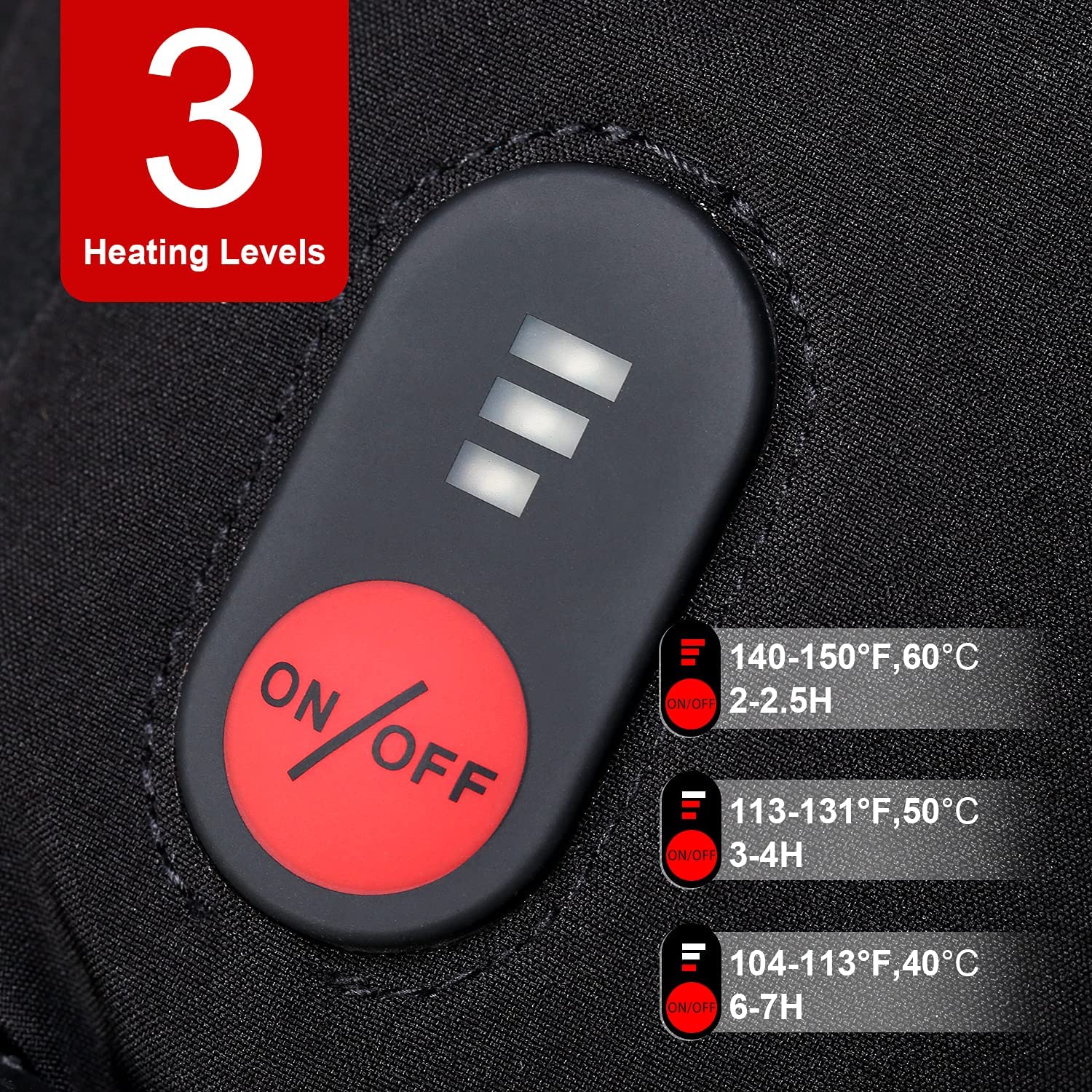SNOW DEER Winter Heated Gloves - Heated Gloves Electric ulasan dan harga