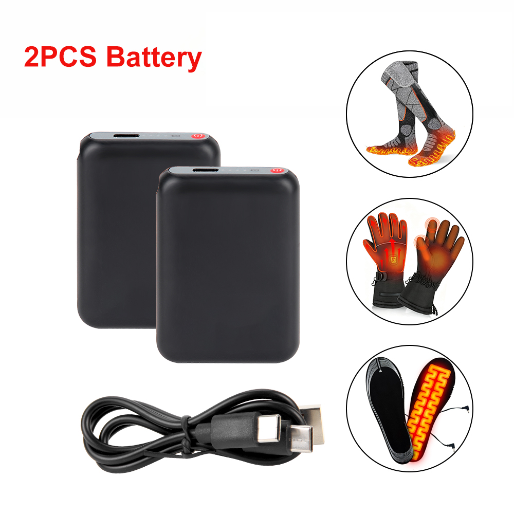 5V 6000mAh Heated Socks Batter - Heated Gloves Electric ulasan dan harga