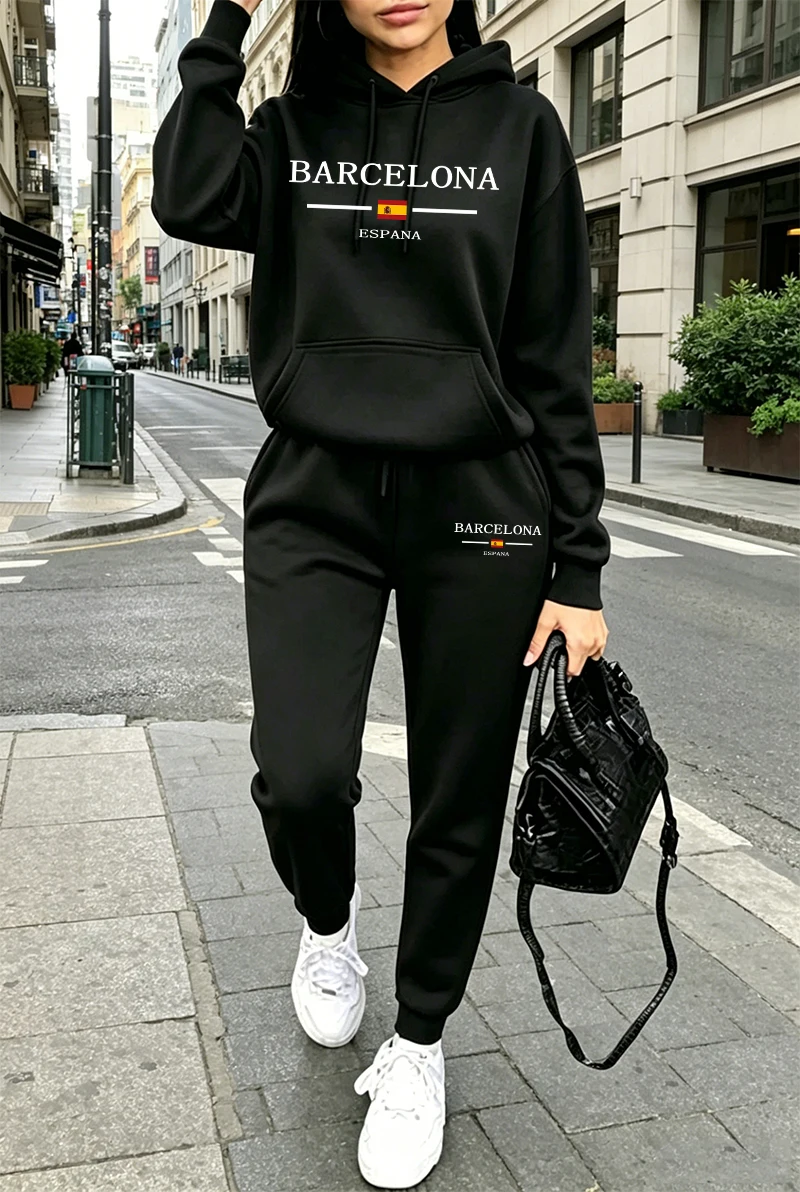 Fashion Womens Tracksuit Print - Winter Clothing For Women ulasan dan harga