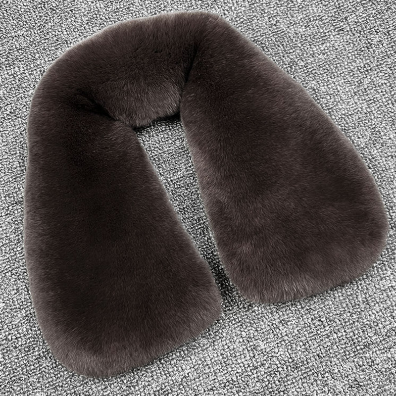 100% Rex Rabbit Fur Collar Men - Winter Clothing Pk ulasan dan harga