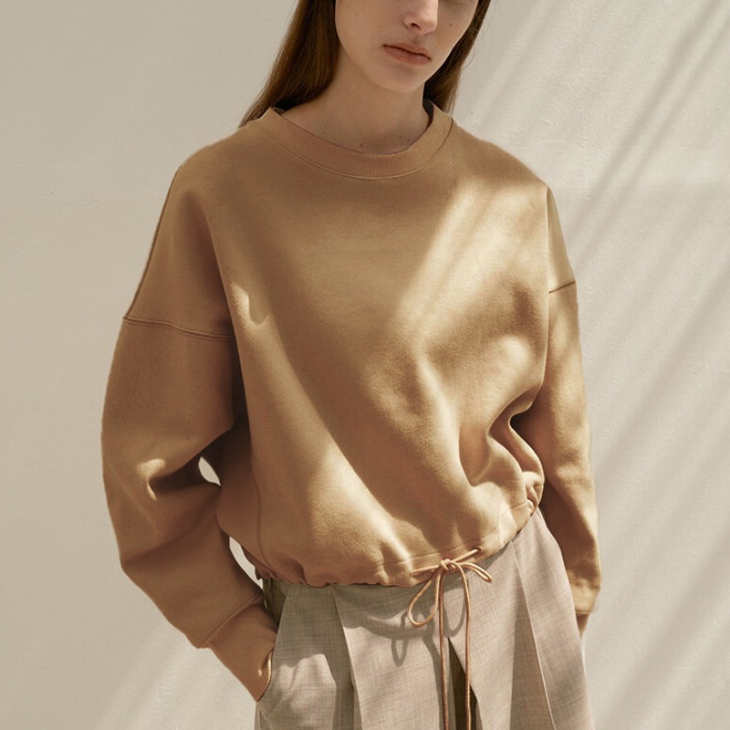 Women Loose Cropped Jacket Cas - Winter Clothing Drawing ulasan dan harga