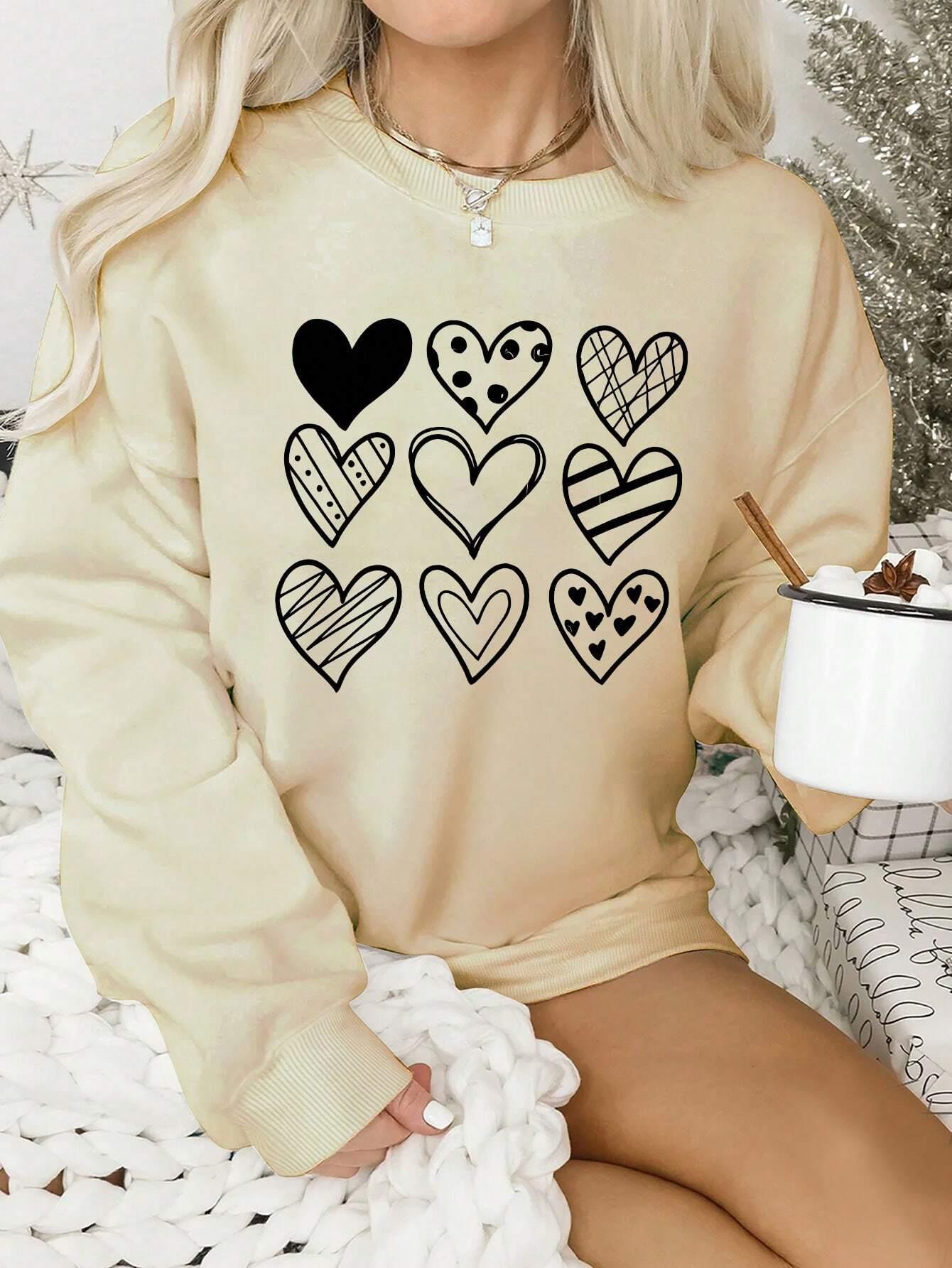 Simple Lines Heart Drawing Pri - Winter Clothing Drawing ulasan dan harga