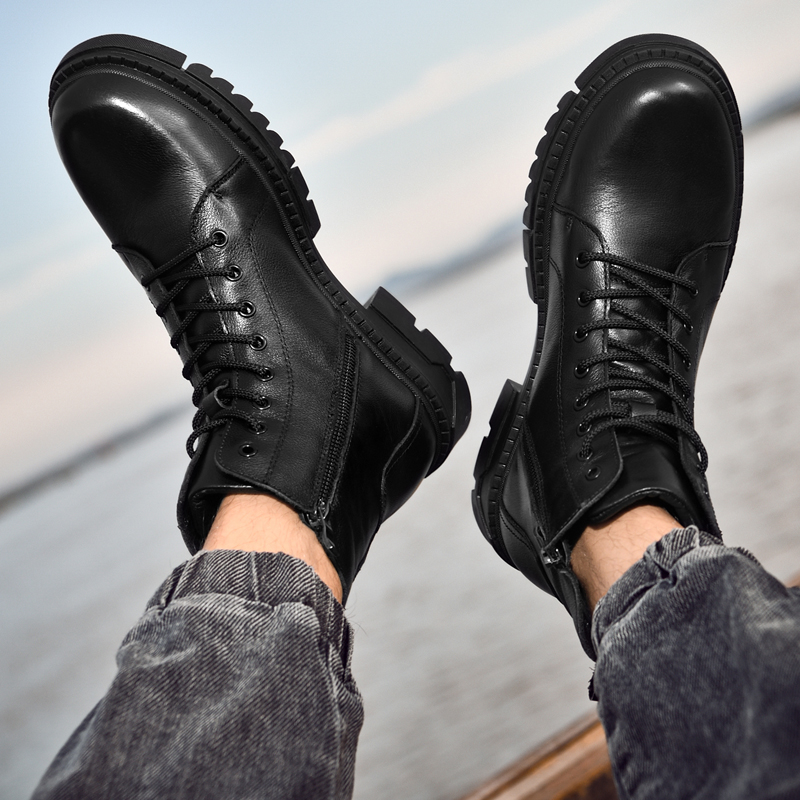 Winter Men's Genuine Leather B - Winter Clothing Hiking ulasan dan harga